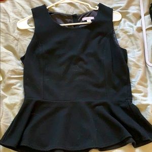Black Peplum Blouse